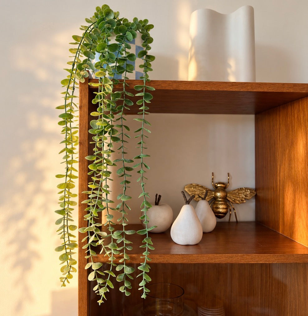 Artificial eucalyptus trailing plant 55cm